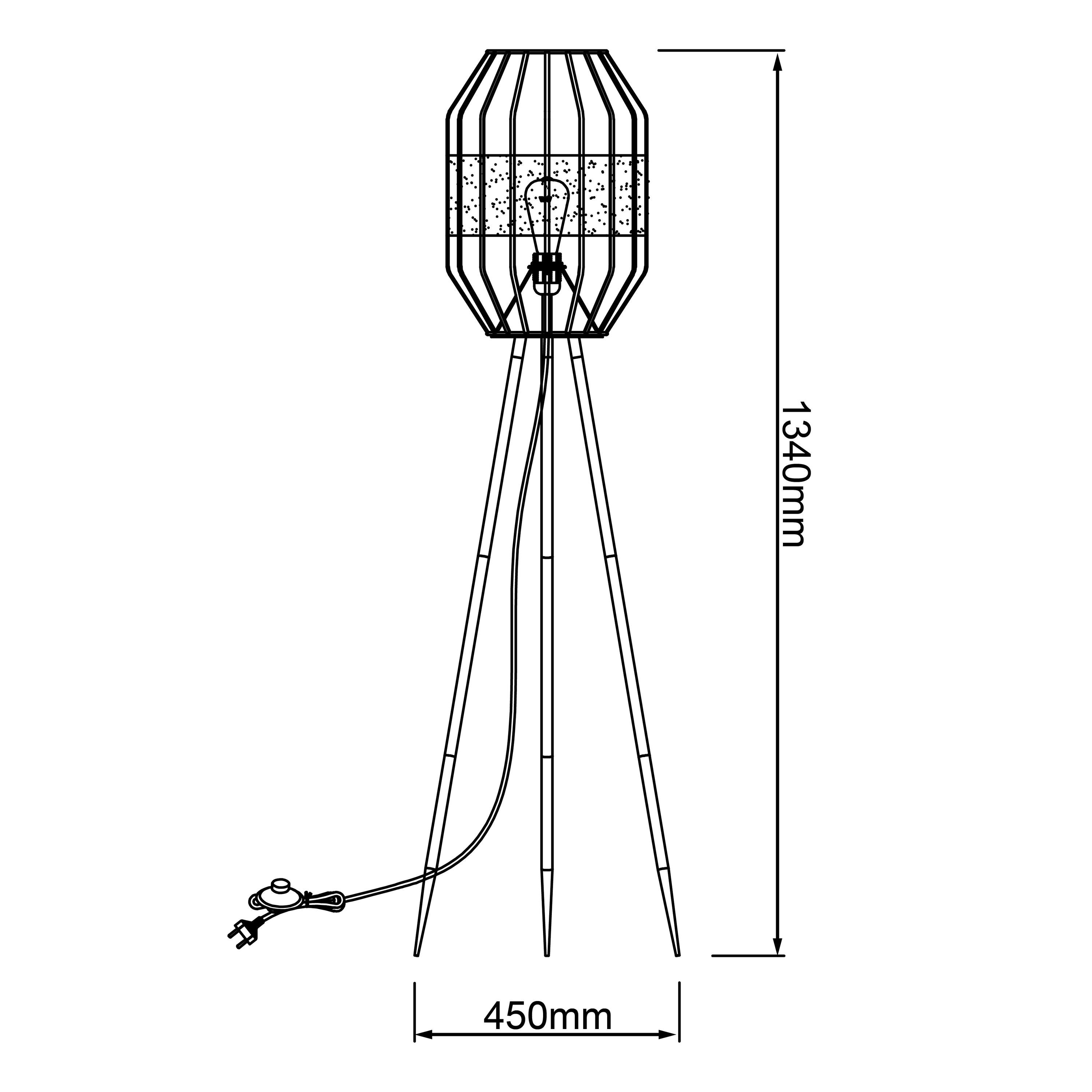 Brilliant Lampa ścienna LED Marty 2 żarówki wysoki/niski piaskowy czarny metal/drewno czarny 2x GU10, 10 W, żarówki LED w zestawie i wymienne - 7