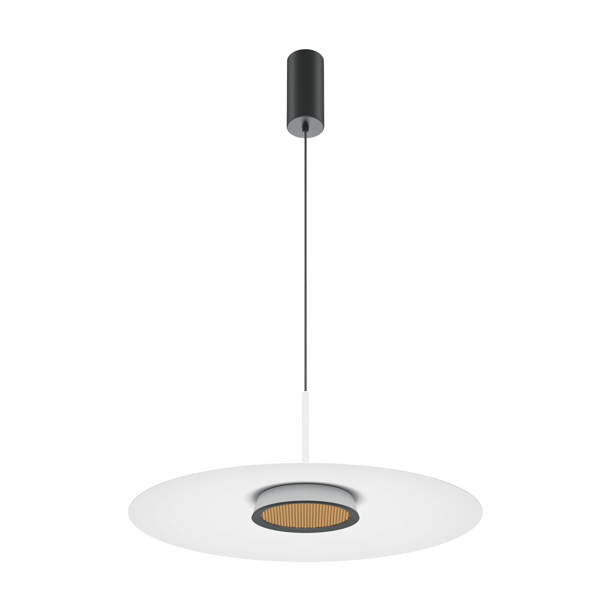 Lampa wisząca El biało-czarna LED 12W 3000K 800lm nowoczesna wym: 328 x 50 x 50 cm aluminium Maytoni