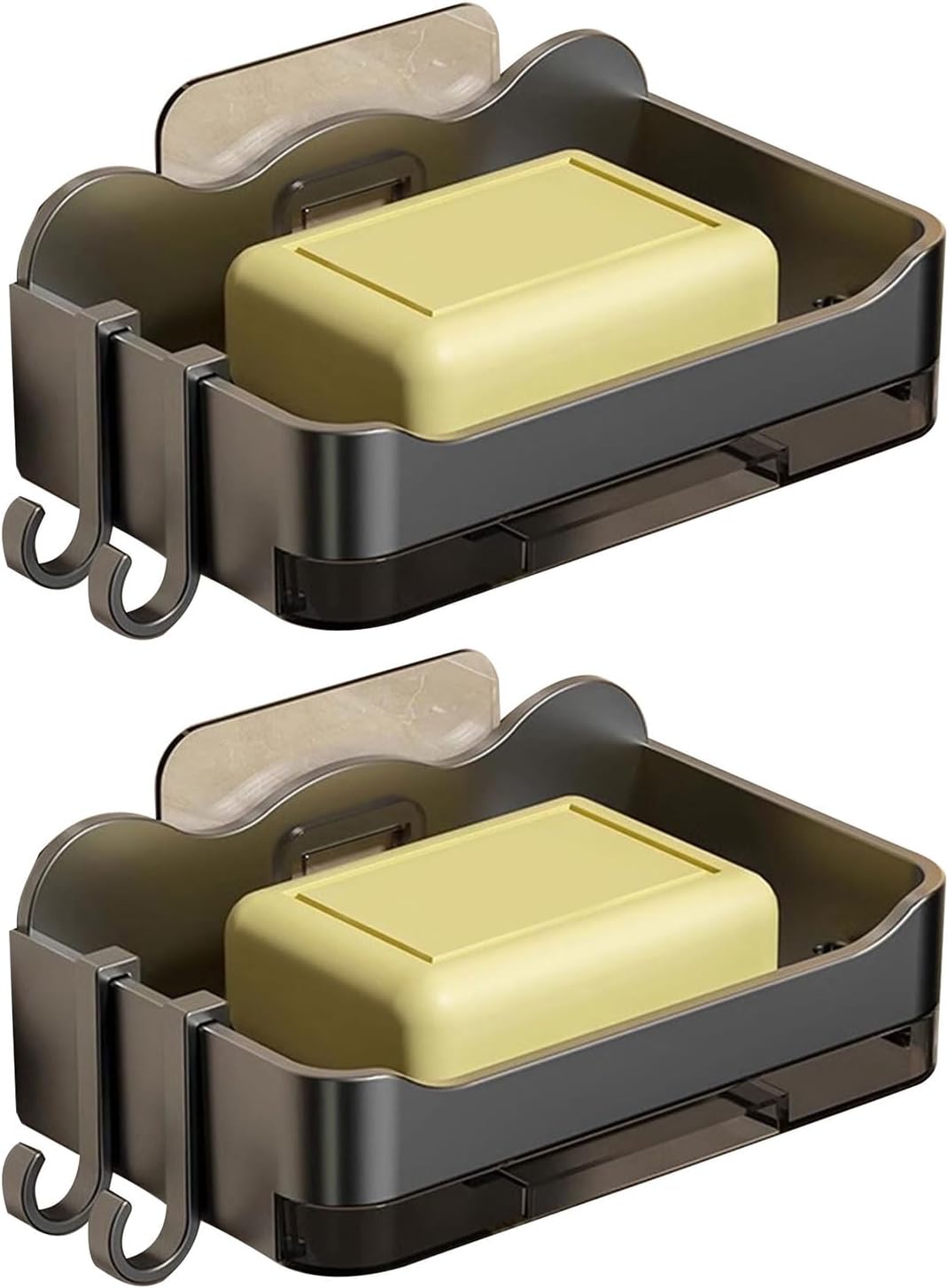 Lot De 2 Porte-savon Pour Douche, Porte-savon Pour Barre De Douche De