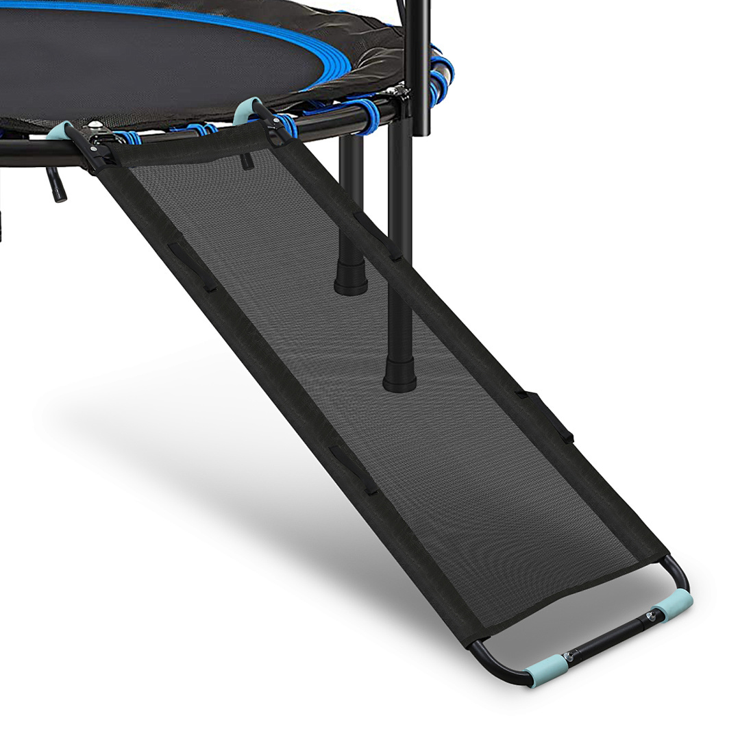 Zjeżdżalnia do Trampoliny 150x50 cm dla Modeli 10FT+, Hak Ø14 cm, Bezpieczna Drabinka 100 kg
