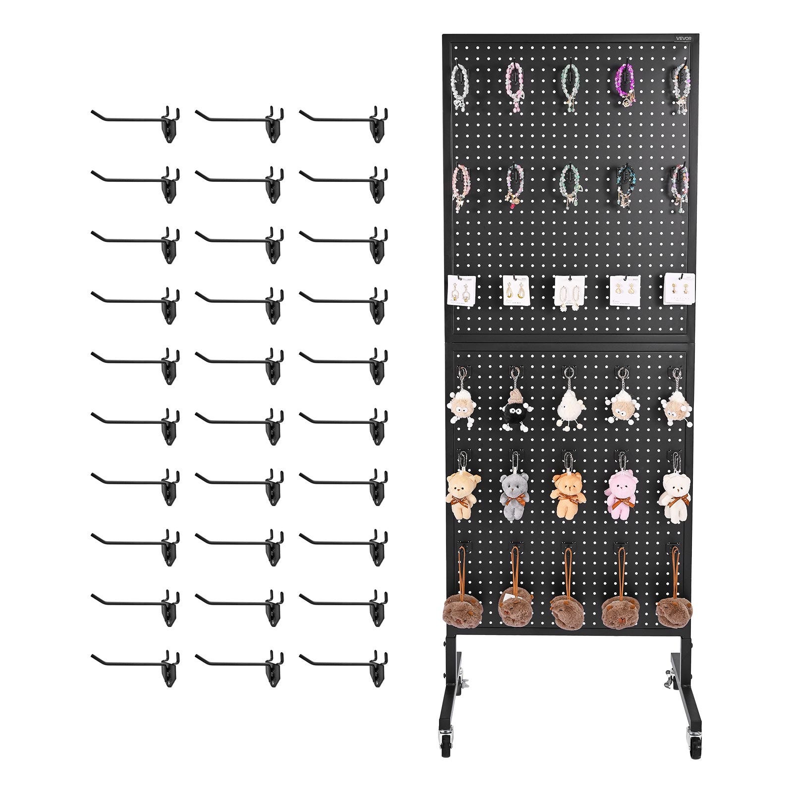 Esposore a forma di T per collane lunghe organizzatore di gioielli supporto da tavolo esposore per borse torre di gioielli per negozio Boutique 15 Esposore a forma di T per collane lunghe organizzatore di gioielli supporto da tavolo esposore per borse torre di gioielli per negozio Boutique 15