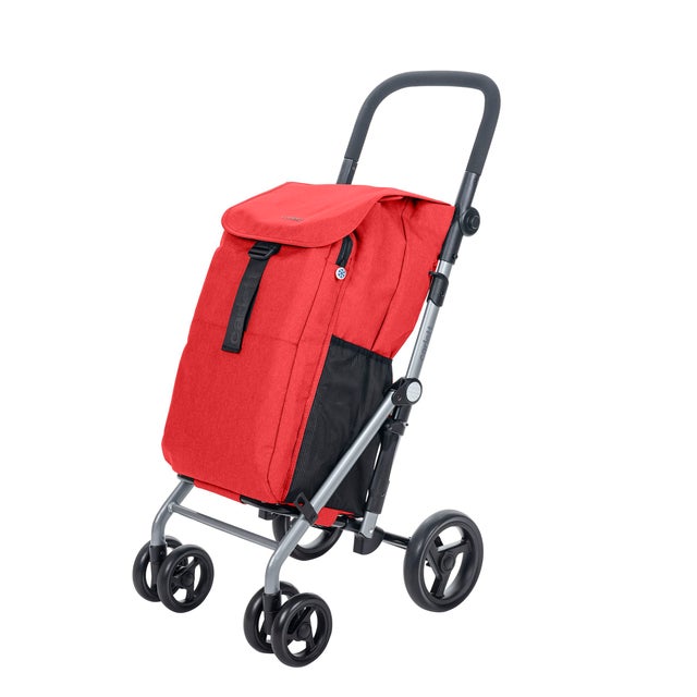 Chariot de course - Caddie- Cabas à roues pliable avec compartiment