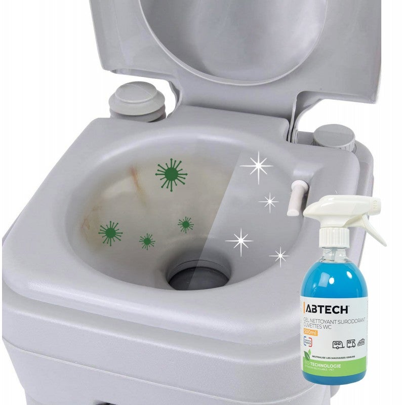 Solution gel enzymatique nettoyant cuvette WC - 3