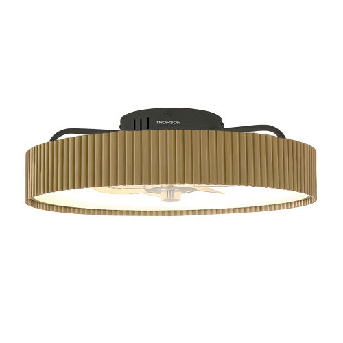 Ventilateur de plafond avec lumière THOMSON ALMA avec 7 pales, diamètre de 50 cm et télécommande incluse - 2