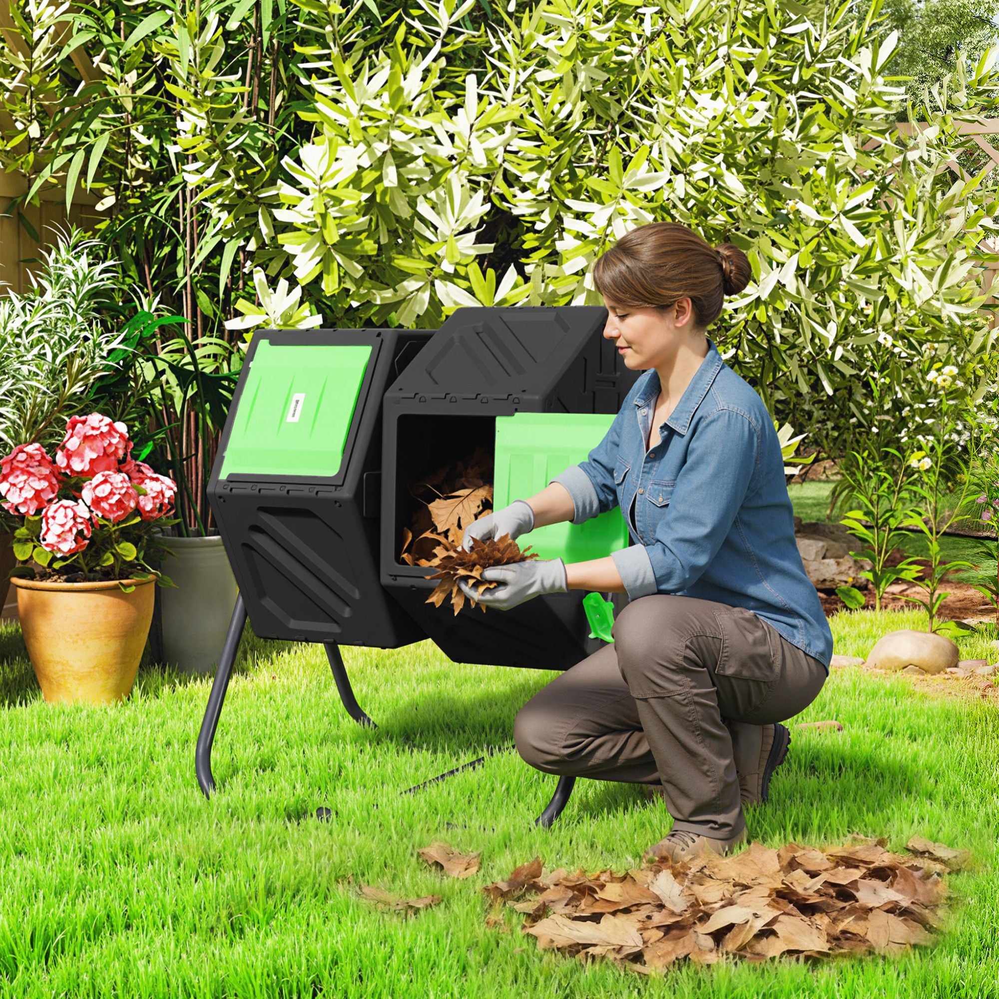 Composteur de Jardin PP Outsunny - 2