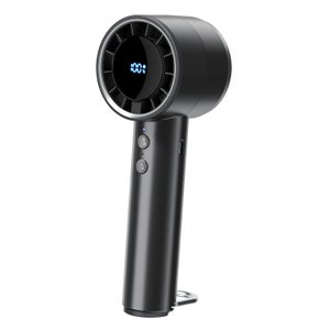 Ventilatore Portatile Turbo Generico Con Display Digitale - 100 Velocità, Ricarica Type-C, Silenzioso, Per Viaggi E Campeggio
