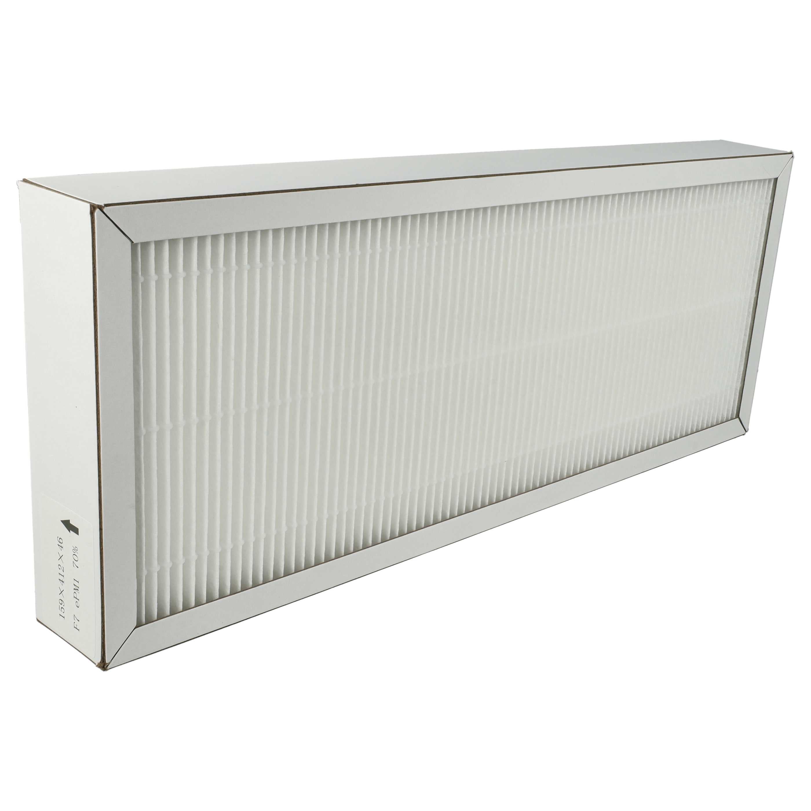 vhbw 2x Filtro de aire F7 reemplaza Pluggit ADFG4F7-310 para ventilador, unidad de ventilación - Blanco - 4