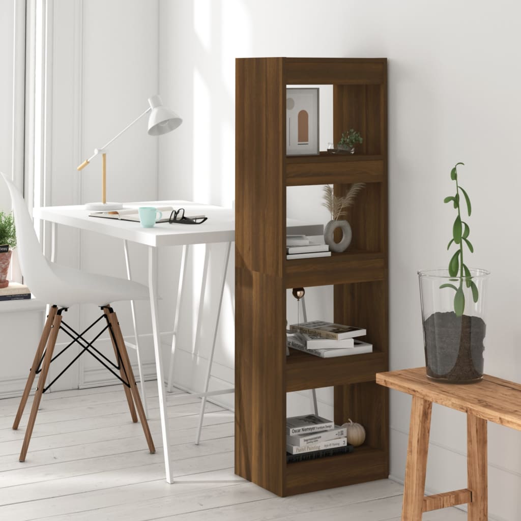 Maison Exclusive - Libreria/Divisorio Rovere Fumo 100x30x198 Cm Legno Multistrato 88165978