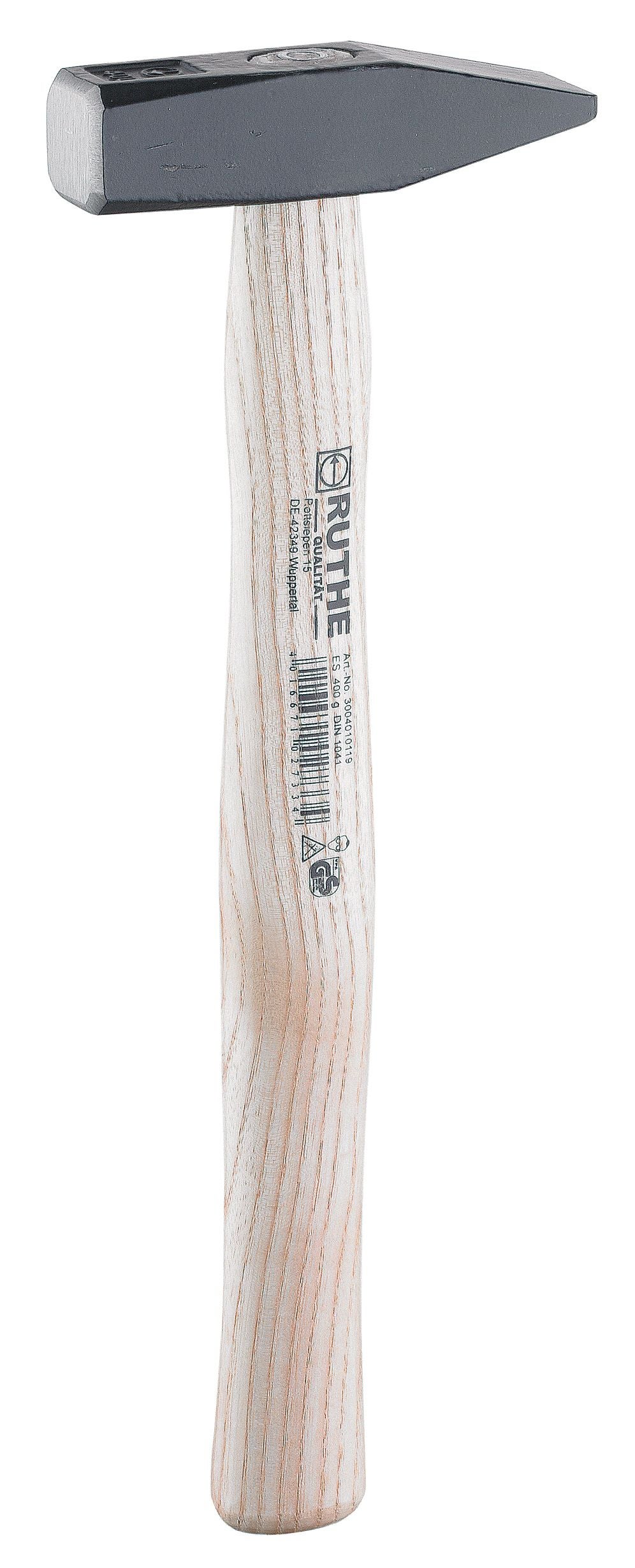 RUTHE Martello Da Fabbro DIN 1041 Con Manico In Frassino - 300 G