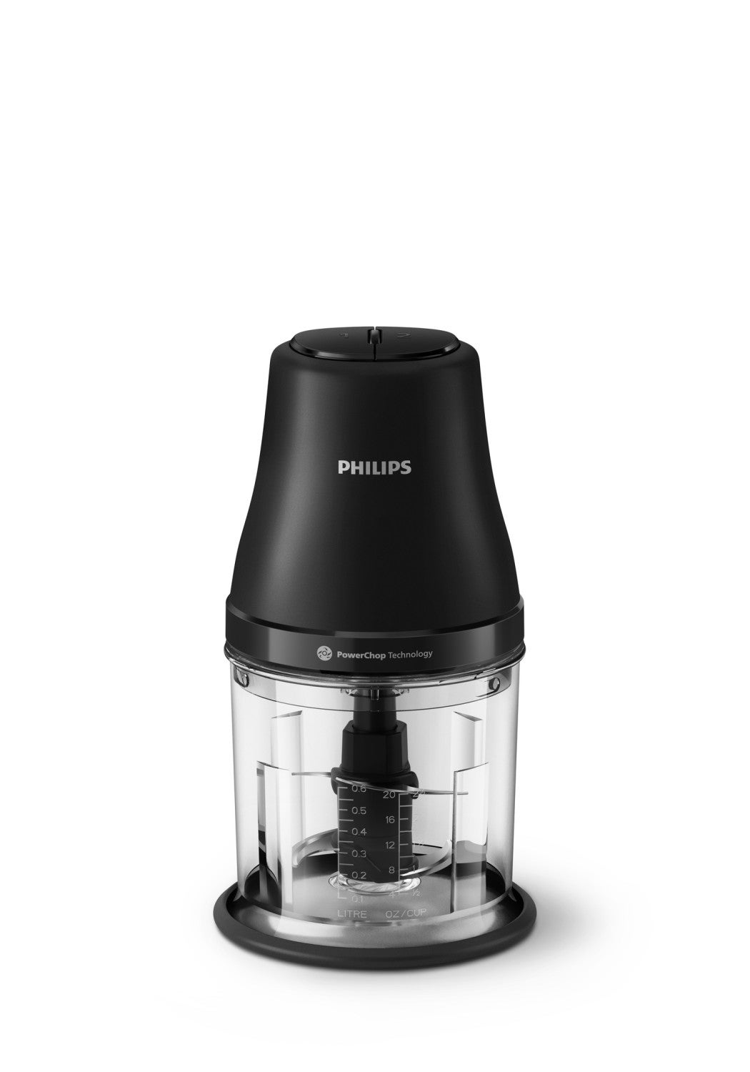 Picadora Philips HR1501/00 1L 450W 4 cuchillas Acero Inoxidable Negra - Imagen 4