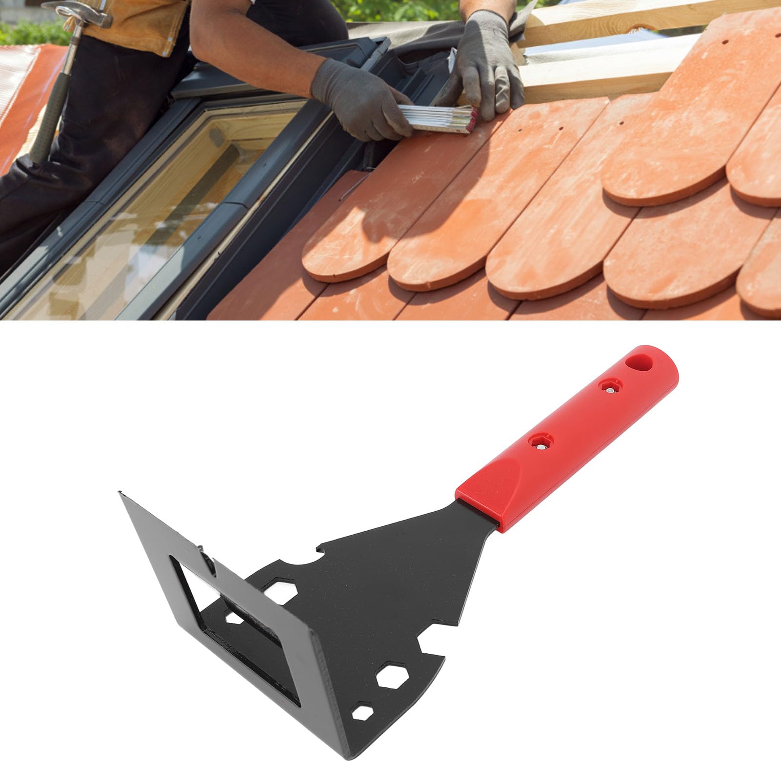 Outil de Retrait Carrelage Extracteur Garniture Acier Inoxydable Multifonctionnel Outil Retrait Moulure Compact Plinthe - 5