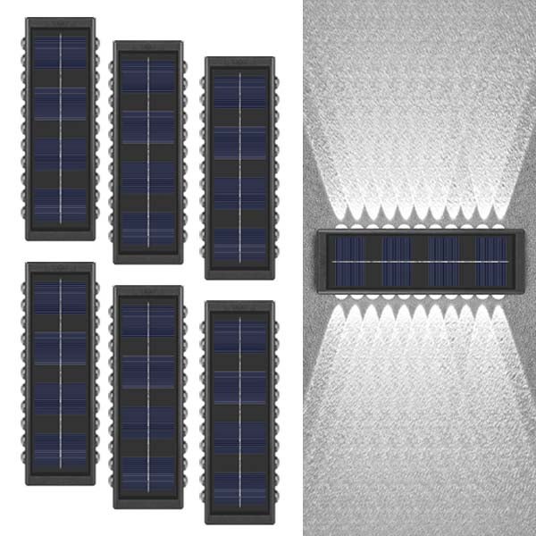 ZVO Lámpara De Pared Solar Para Exterior, Lámpara Solar LED Para