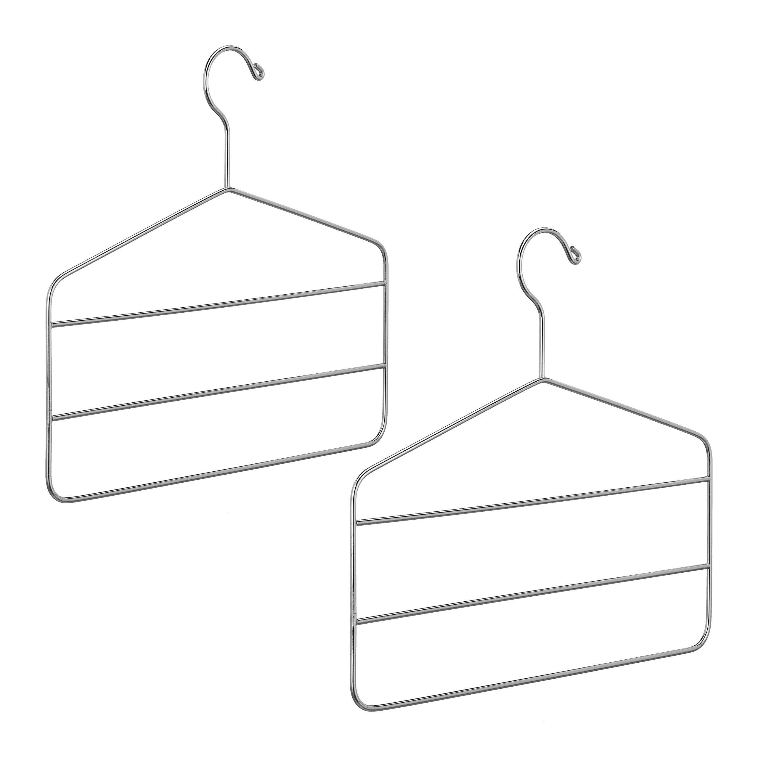 Cintre Multiple 3 Barres - Gain De Place Pour Pantalons, Robes, écharpes