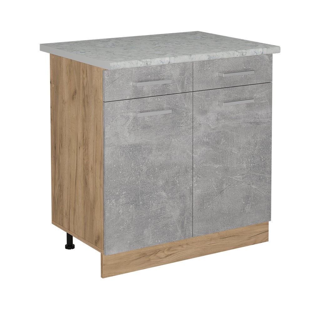 Vicco Szafka dolna do kuchni R-Line, Beton, 80 cm BR Marmur