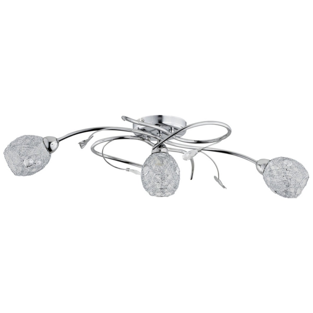 Lampa wisząca ORLEAN chromowana 3 x E14 x 10W wym: 20 x 38 x 70 cm Alfa