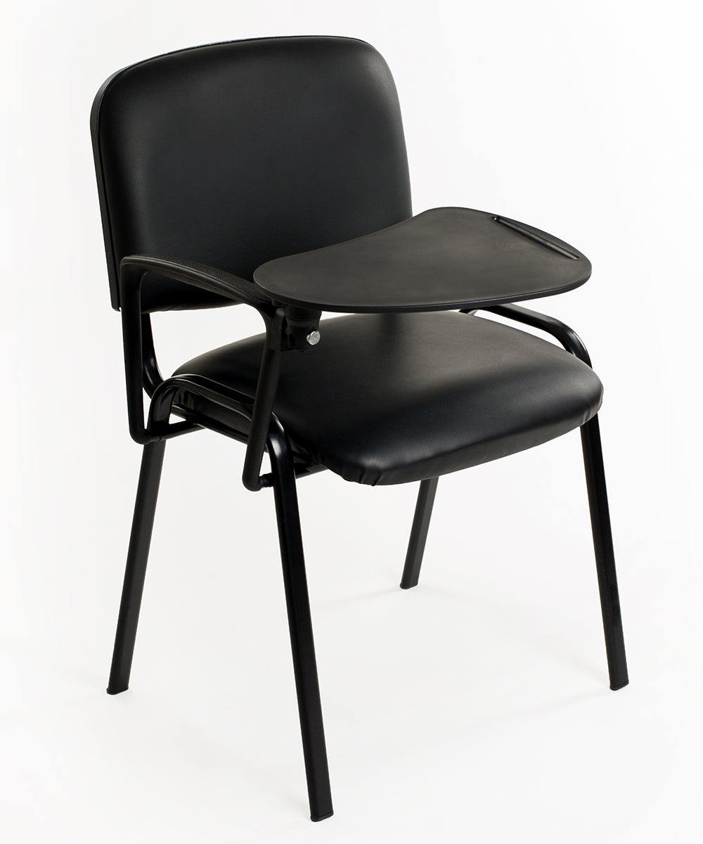 Set di sedie impilabili in Ecopelle con Ribaltina scrittoio