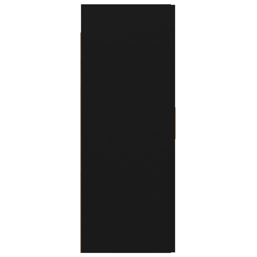 Armoire murale suspendue Noir 69,5x34x90 cm - 6