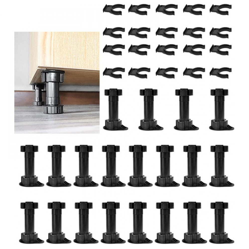 Lot De 10 étagères à Chaussures Réglables YRHome - Plastique Noir, 3 Hauteurs - Gain De Place