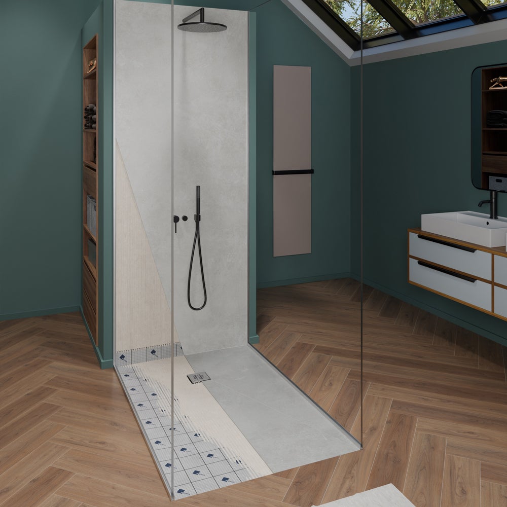 Receveur de douche à carreler standard 150 x 100 cm x 4 cm - 7