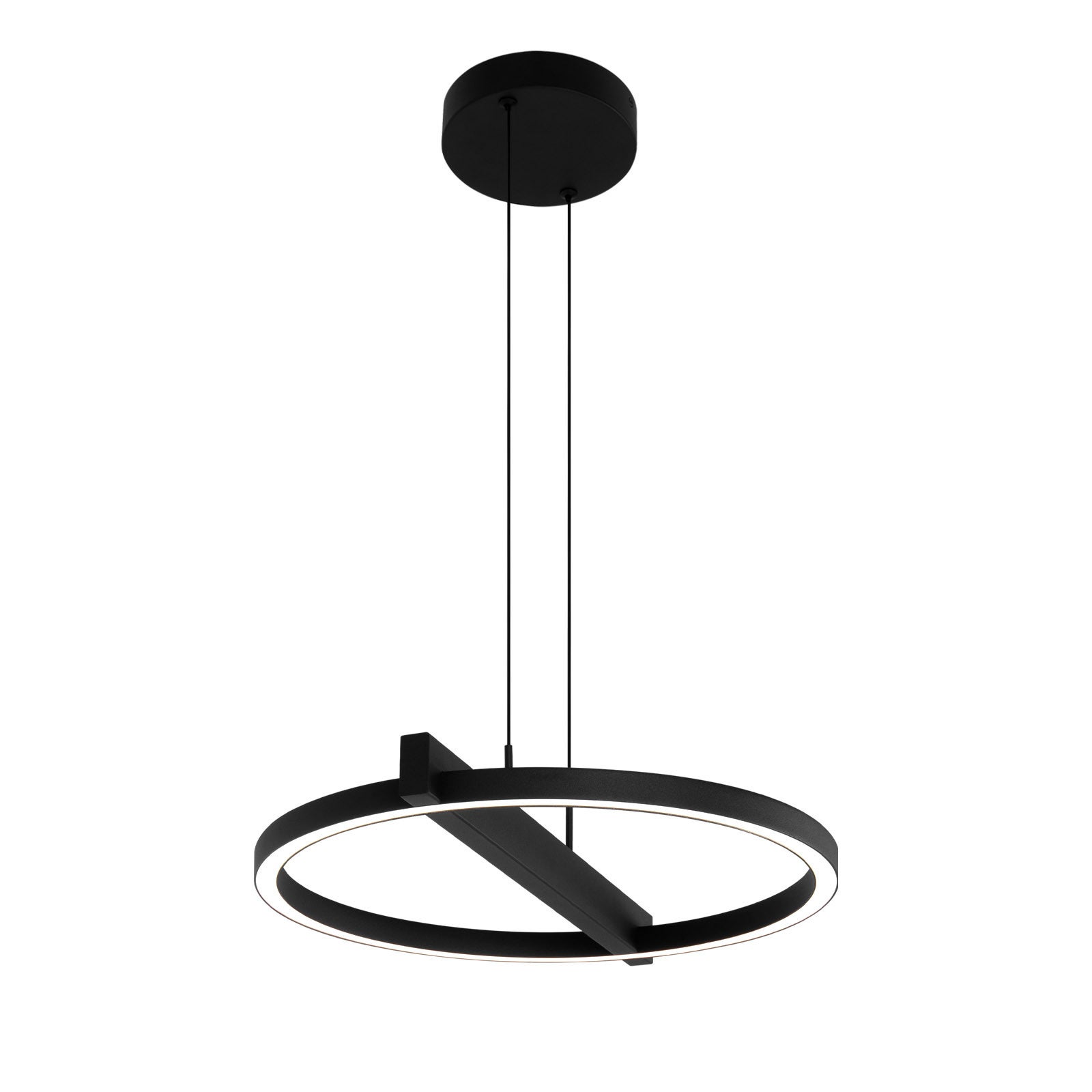 Lampa wisząca LED TIVOLI 24W zmienna biel 2880lm metal czarna wym:120x40x40cm IP20 Kaja