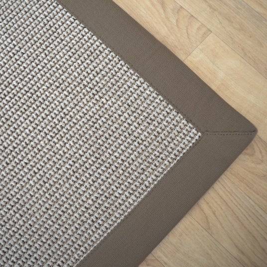 Tapis tissé plat - Lombok silver - Ganse coton taupe - 250 x 350 cm - 4