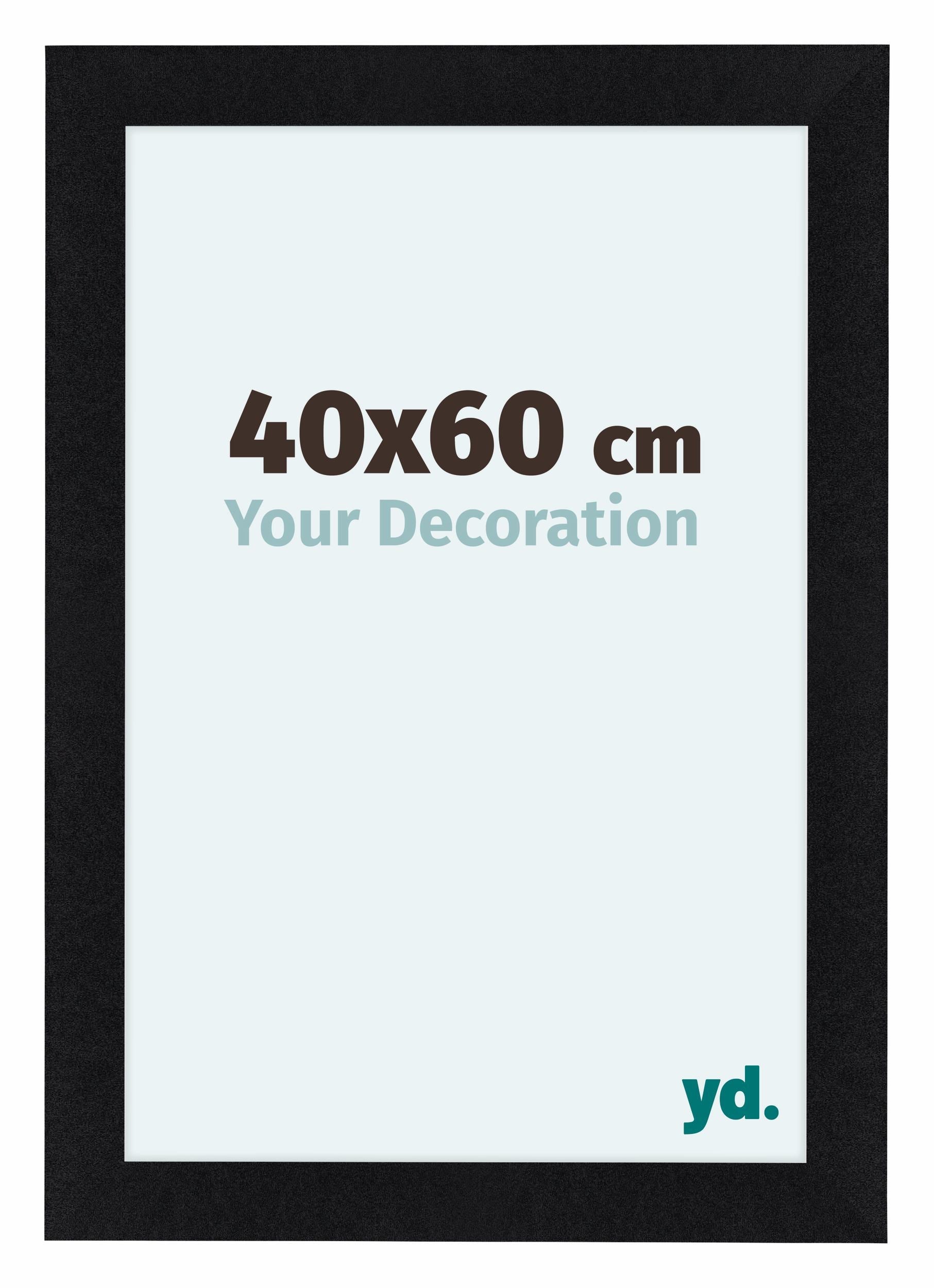 Cadre photo 40x60 cm - Noir Mat - MDF - Como YD. | Leroy Merlin