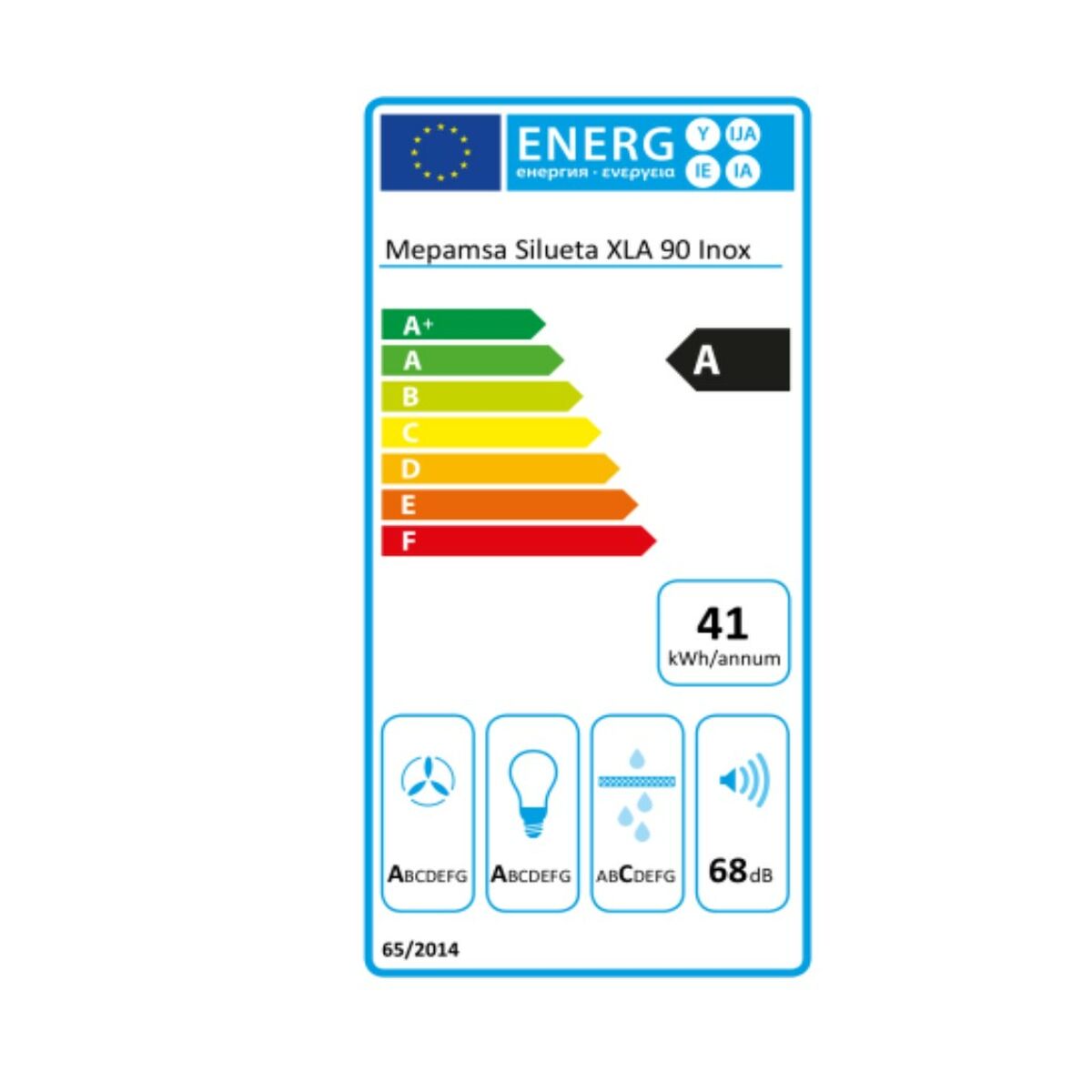 Hotte standard Mepamsa Silueta XLA - 2