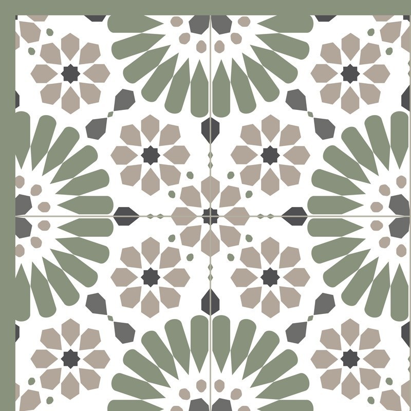 Tapis antidérapant - Marsiho - vinyle - int./ext. - Multicolore - 50x200cm - 5