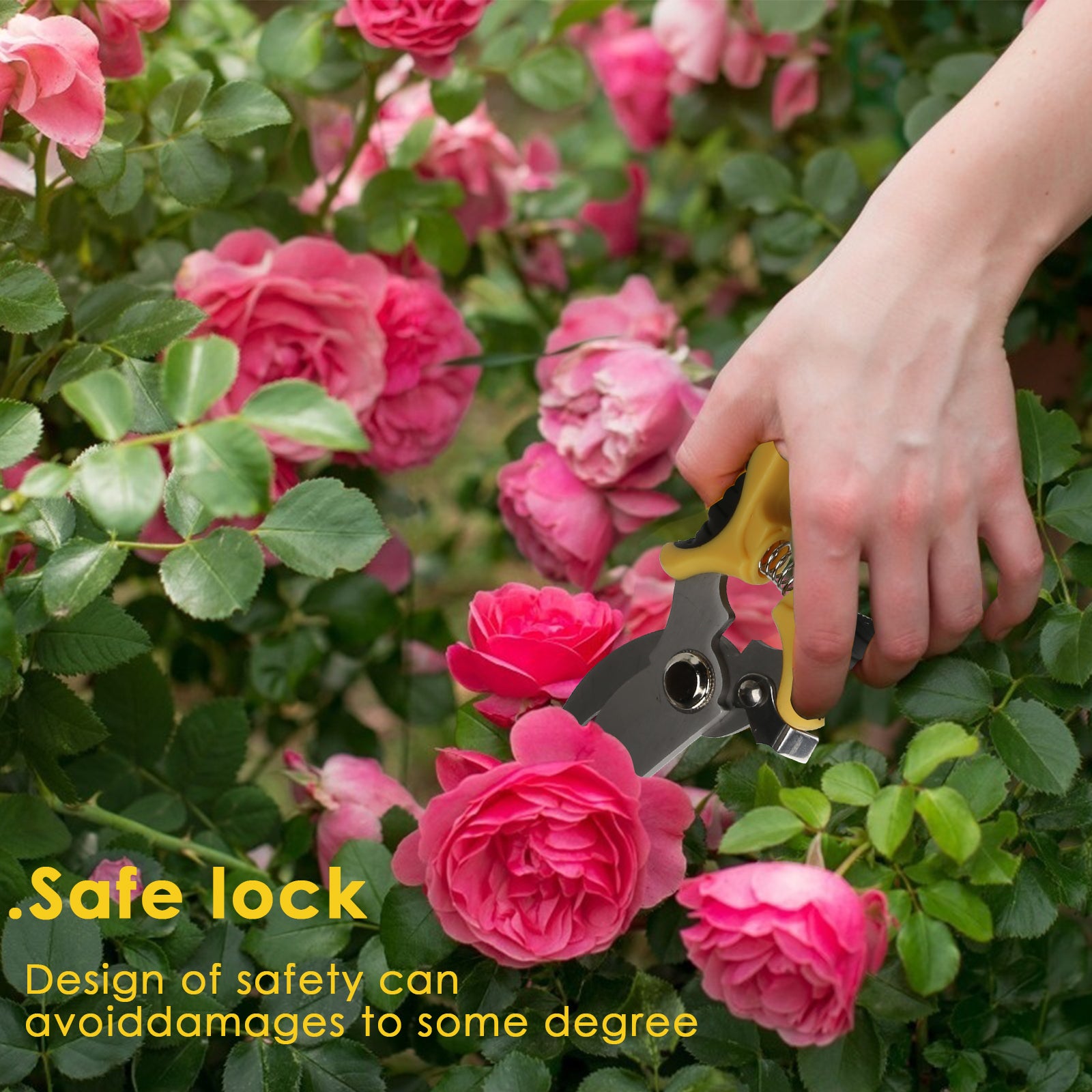 Outils de Jardinage, 12 Pièces Kit Outils Jardinage Adulte en Aluminium Antirouille,Outils de Jardin avec Sécateur,Fourchette - 5