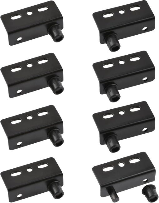 (50 szt.) Małe mini zawiasy, 20 x 17 mm, składane zawiasy motylkowe, antyczny brąz, z 200 szt. śrub