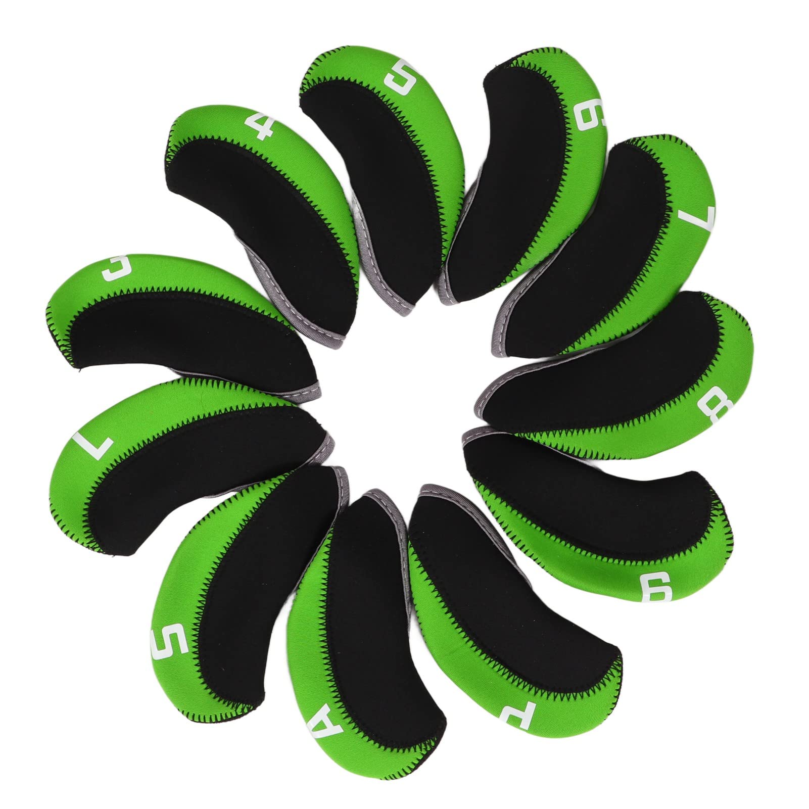 Pokrowce na żelaza golfowe pokrowce na główki żelaz golfowych z dużymi cyframi zestaw pokrowców żelaza golfowe z neoprenu sztuk pokrowiec główkę kija