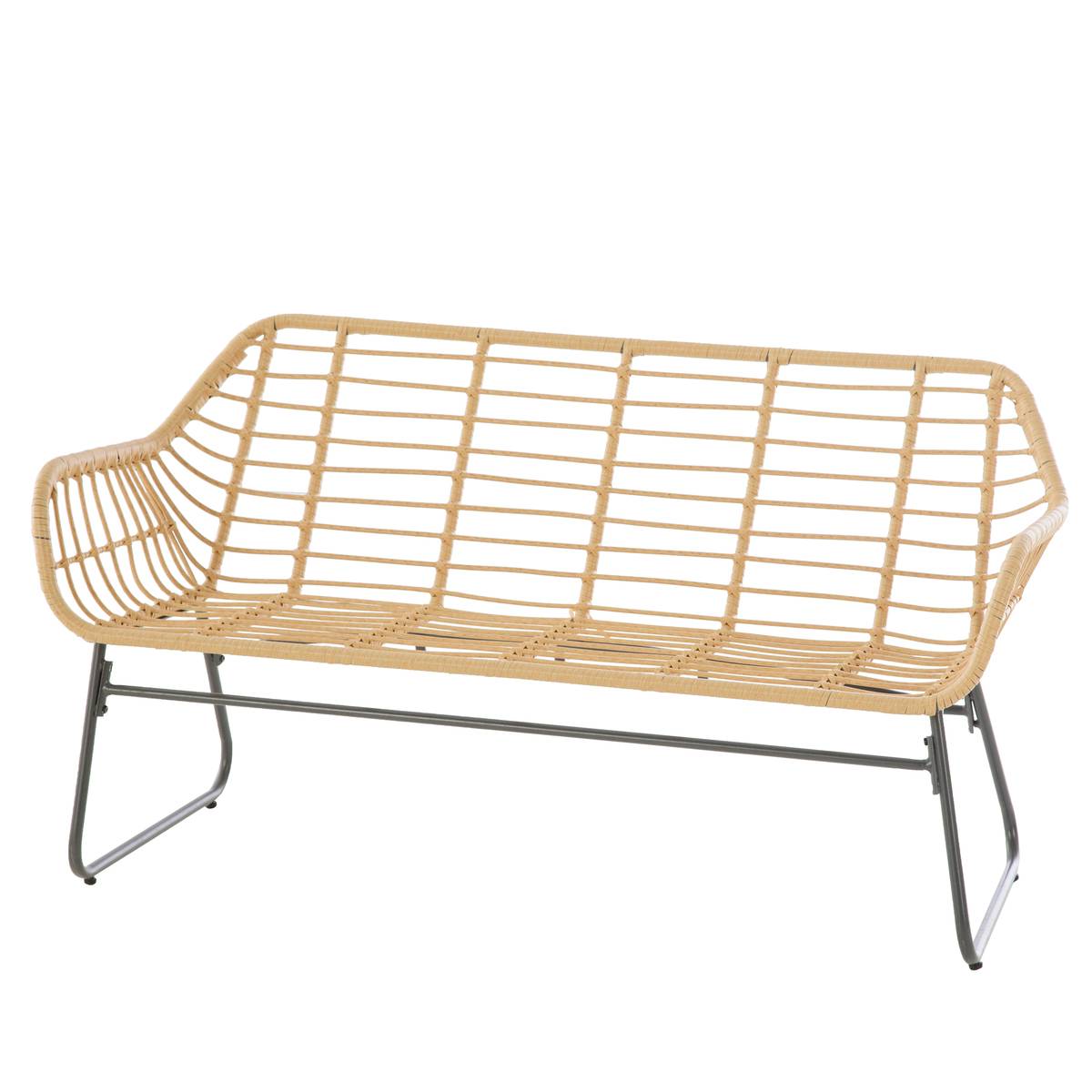 Salon de jardin Lambada Sésame avec table basse rectangulaire - Hespéride - 4