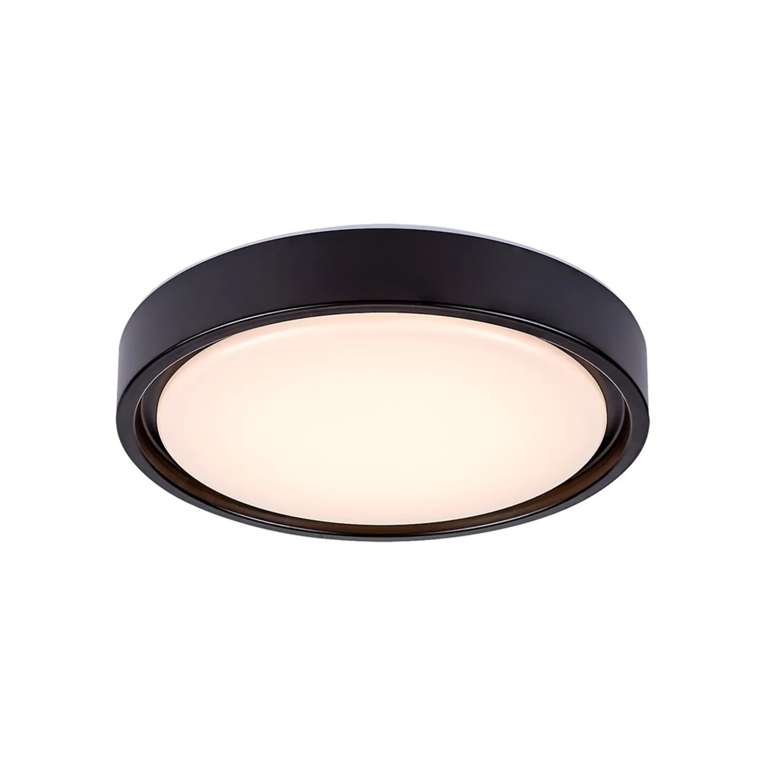 Plafon okrągły z pilotem Foster LED 28W Odcienie bieli 1300lm czarno-biały wym:7,8x36x36cm IP20 Rabalux