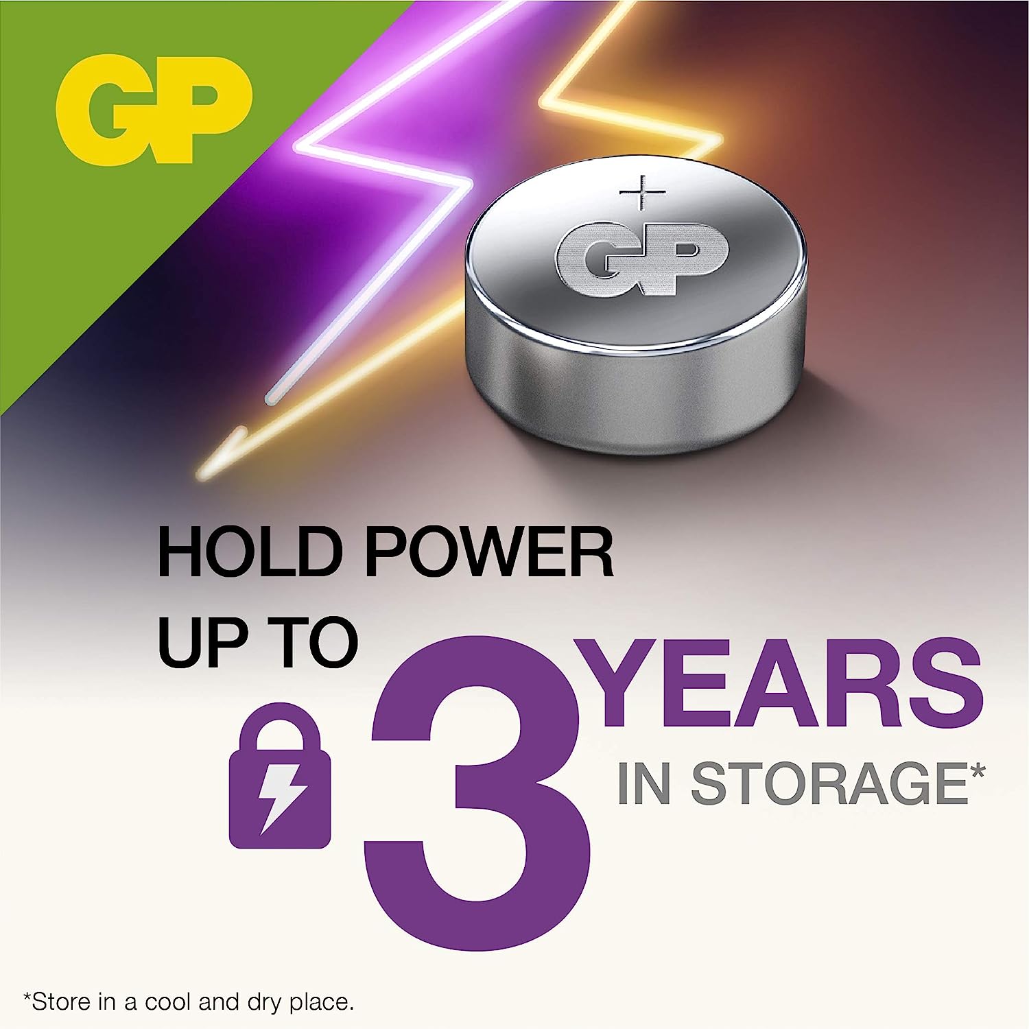 Piles LR44 Bouton - AG13 - Lot de 10 | GP Extra | Batteries Alcalines LR 44 A76 - Longue durée et Haute Performance - 2