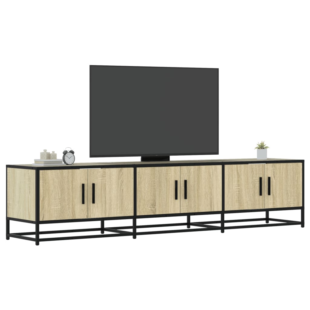 Szafka pod TV, dąb sonoma, 180x35x41cm, materiał drewnopochodny vidaXL