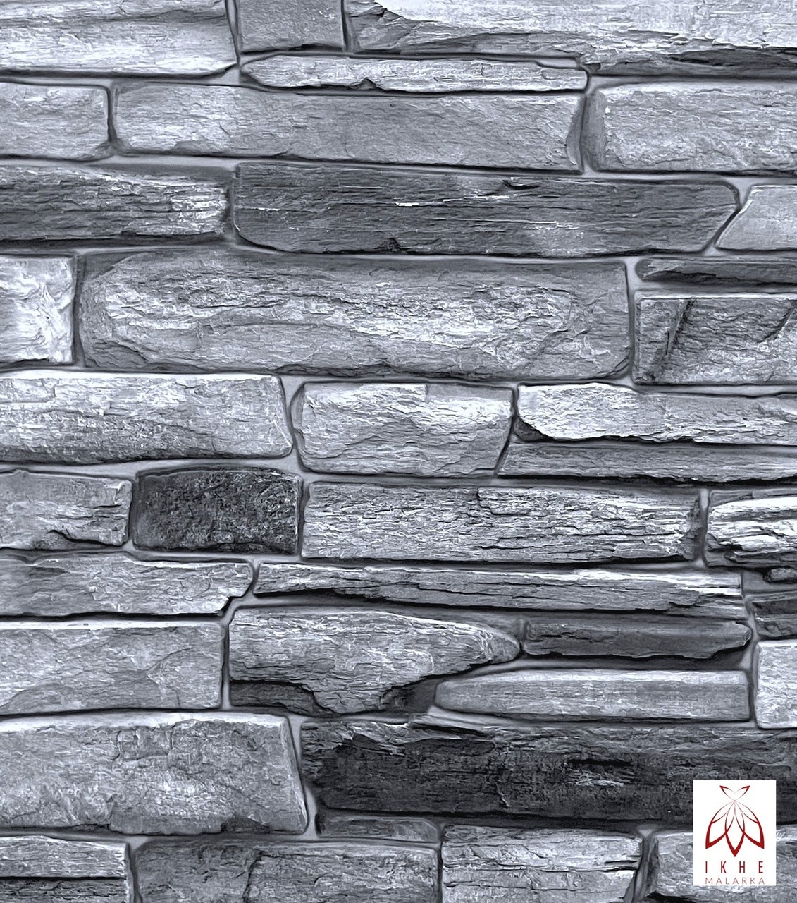 4 m²/10 pièce 3D PVC IMITATION TUILES panneaux muraux revêtement mural DECOR PVC bardage carreaux imitation Grey Ston épaisseur 1mm ! - 5