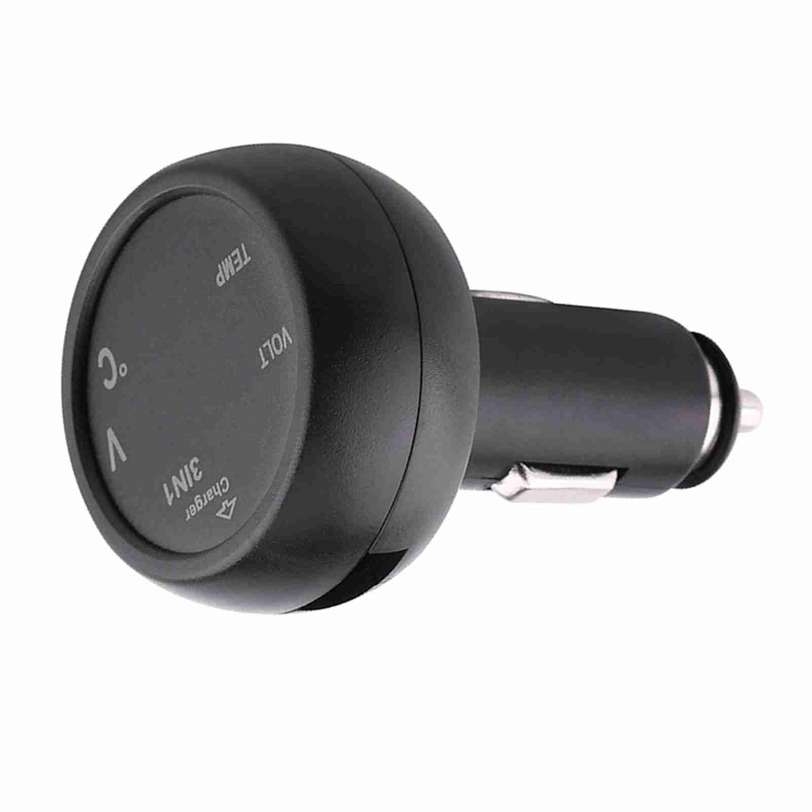 Display LED Voltmetro Per Auto: Tester Batteria Con Accendisigari, 12-24V - Foto 2