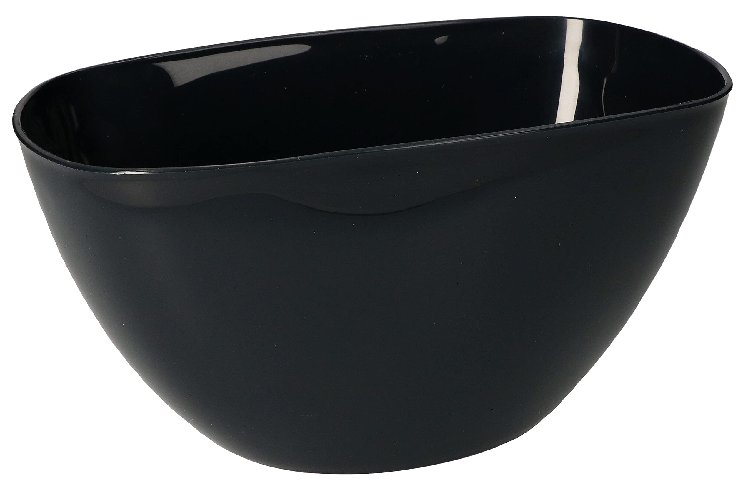 Donica doniczka osłonka na kwiaty rośliny eliptyczna 200x130mm antracyt - KOTARBAU