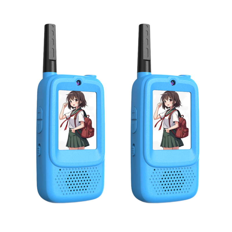 Talkie-walkie rechargeable pour enfants, jouet et cadeau pour garçons et filles de 4 à 12 ans, idéal pour les jeux d'extérieur (rose).-AquaForge