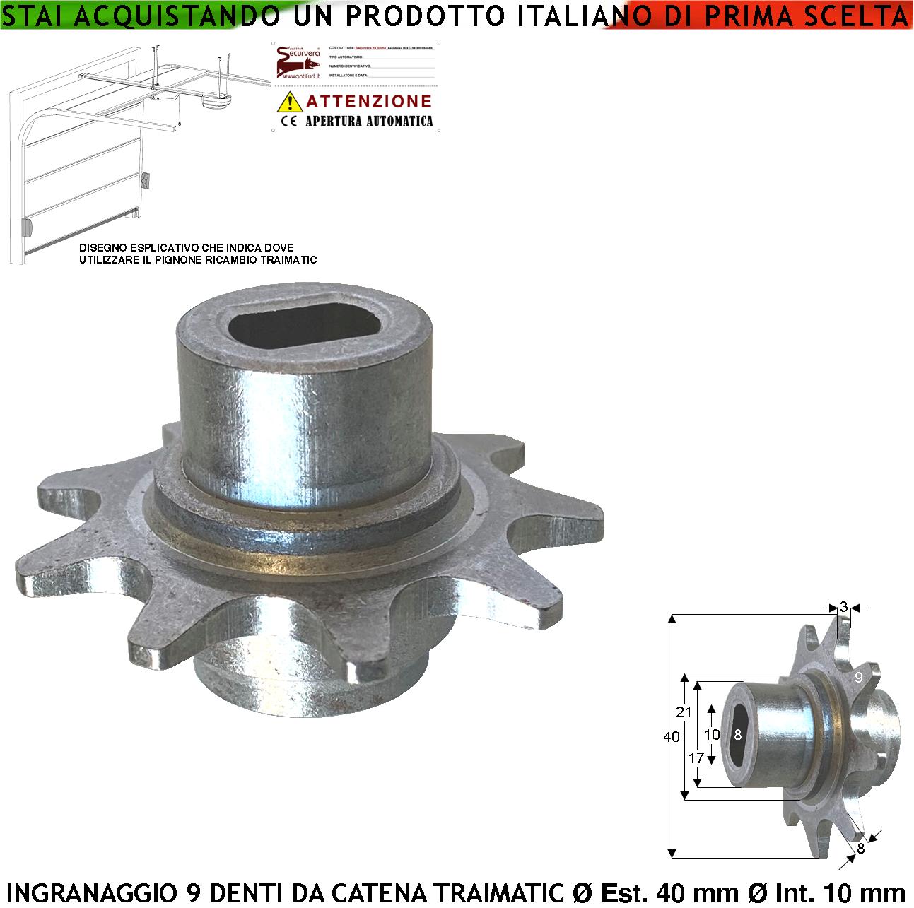 2 Pignoni In Ottone Per Modulo Duplo Intelli Lok - Ricambio 9 Denti 0.4 | Per Motori E Ingranaggi - Foto 11