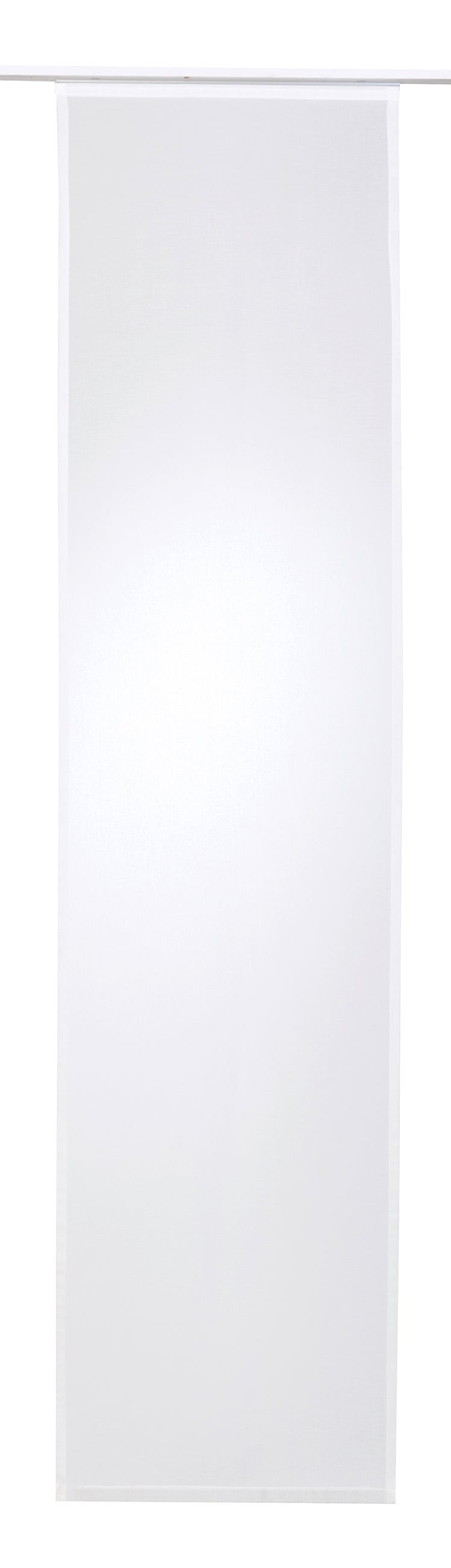Elbersdrucke Tenda A Pannello Feel Good Uni – Bianco, 245x60 Cm, In Poliestere Trasparente Con Nastro Per Bottone