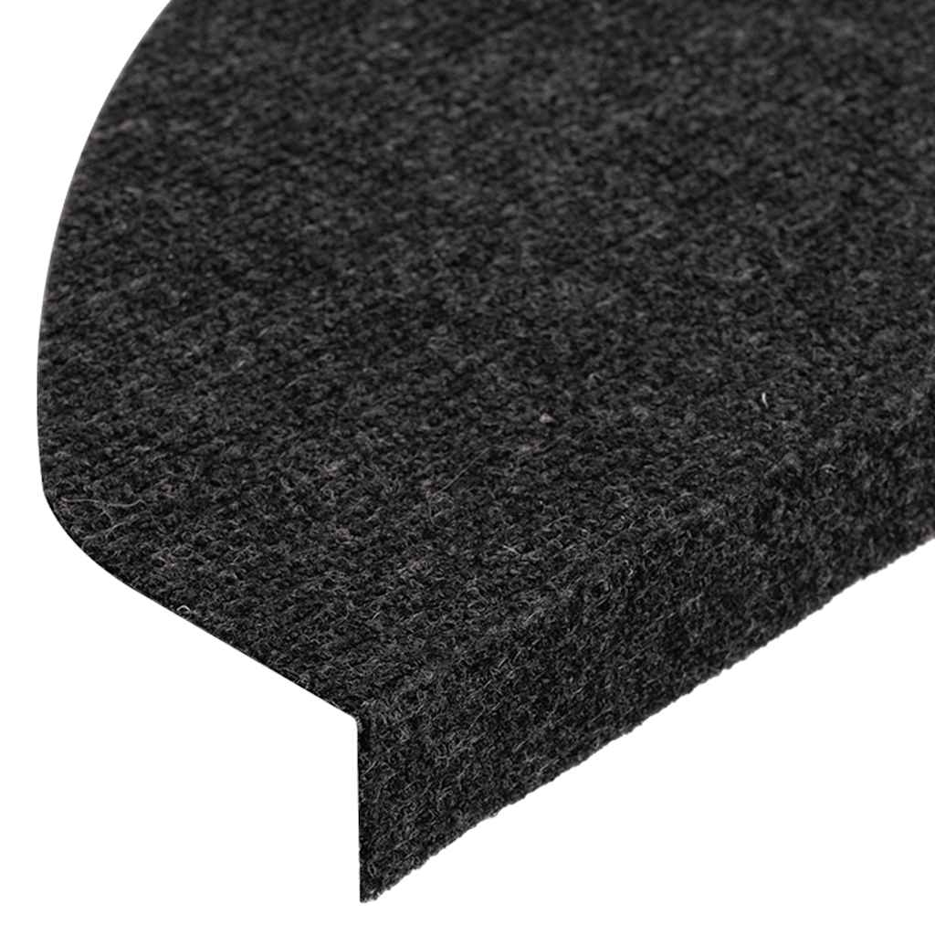 vidaXL Tapis d'escalier auto-adhésifs 20 pcs noir 65x22,5x3,5 cm - 7