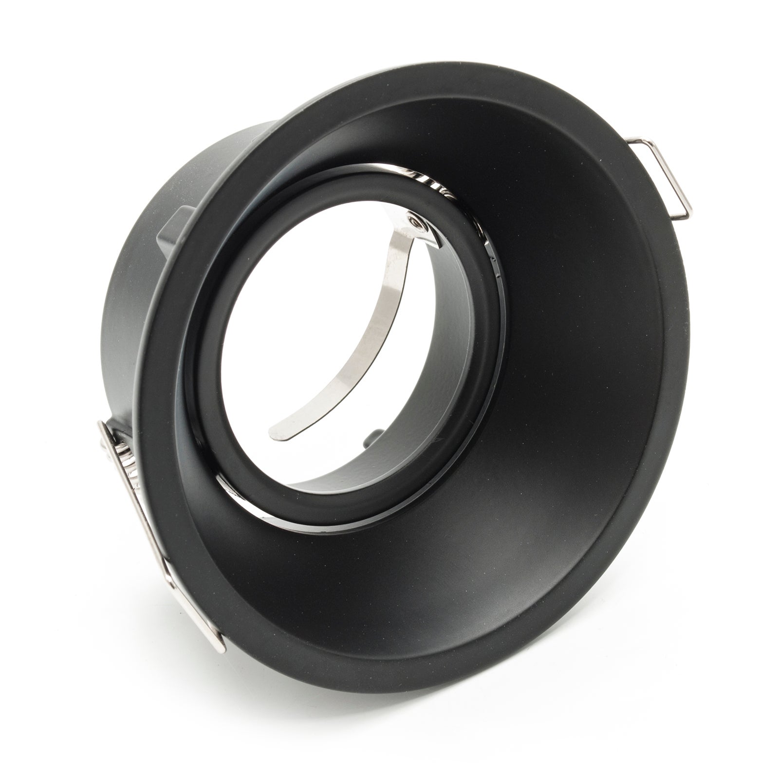 Support de spot moderne noir trou encastré 85mm GU10 lumière réglable - 3
