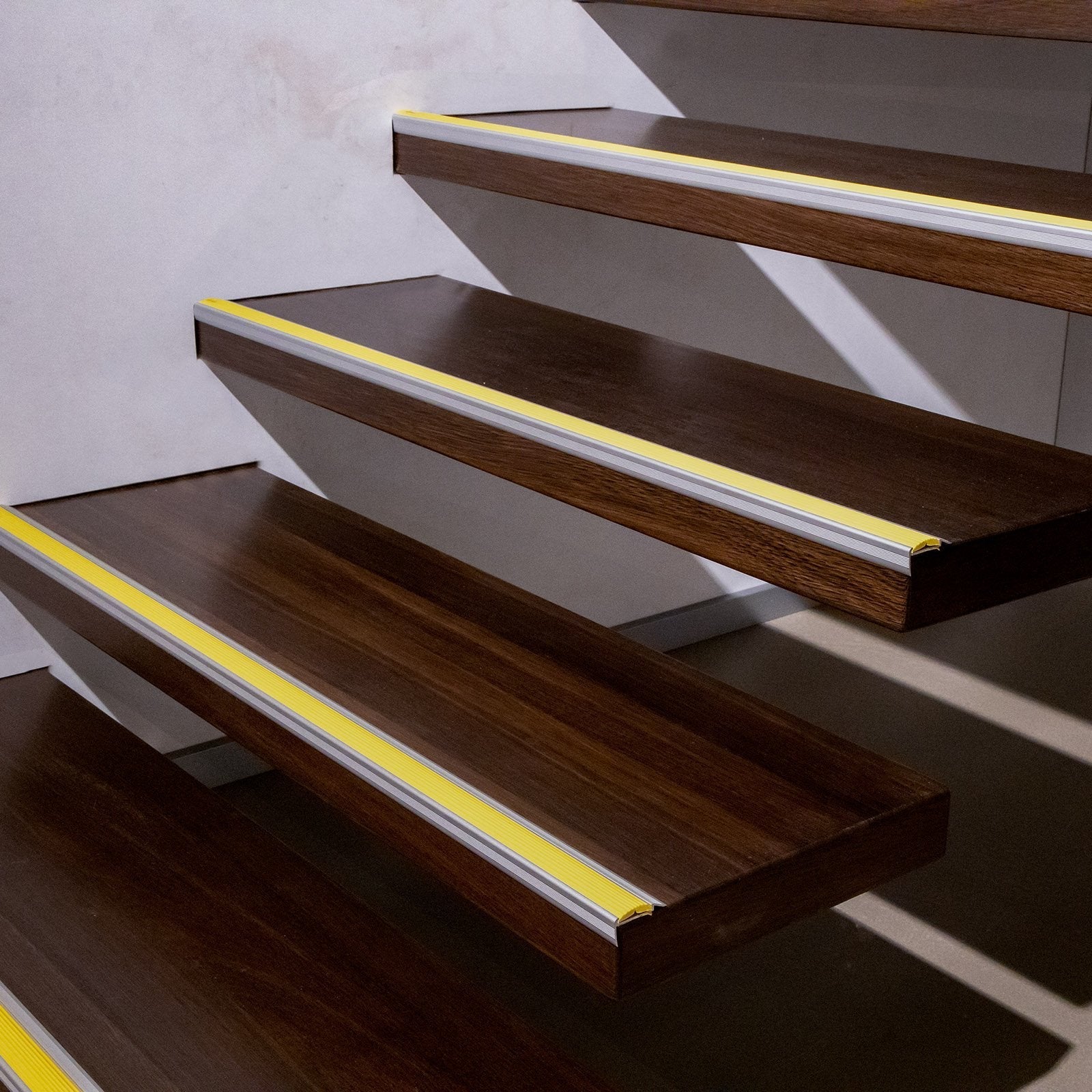 Seuil d'escalier Avec simple caoutchouc Power Grip Longueur: 90 cm Autocollant Jaune - 3