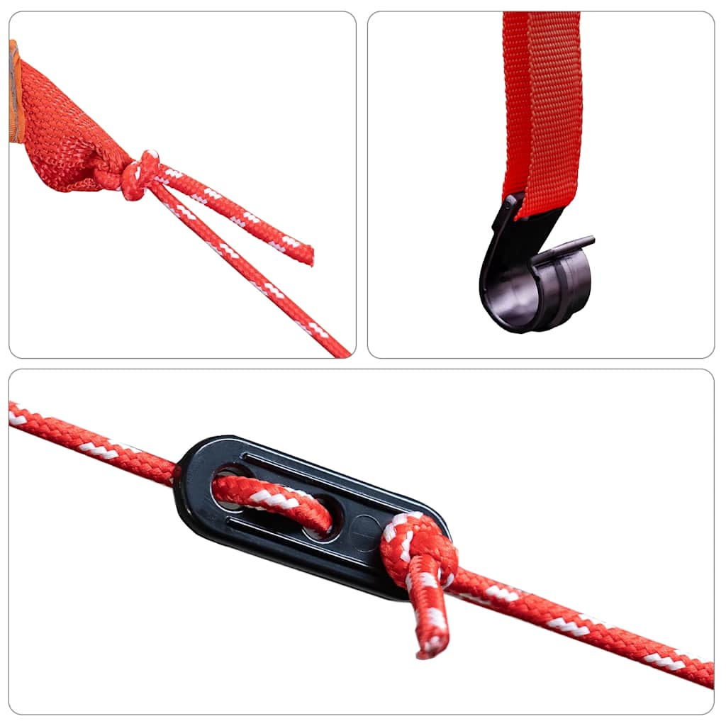 Namiot prysznicowo-sanitarny, pomarańczowy, wodoszczelny - 8