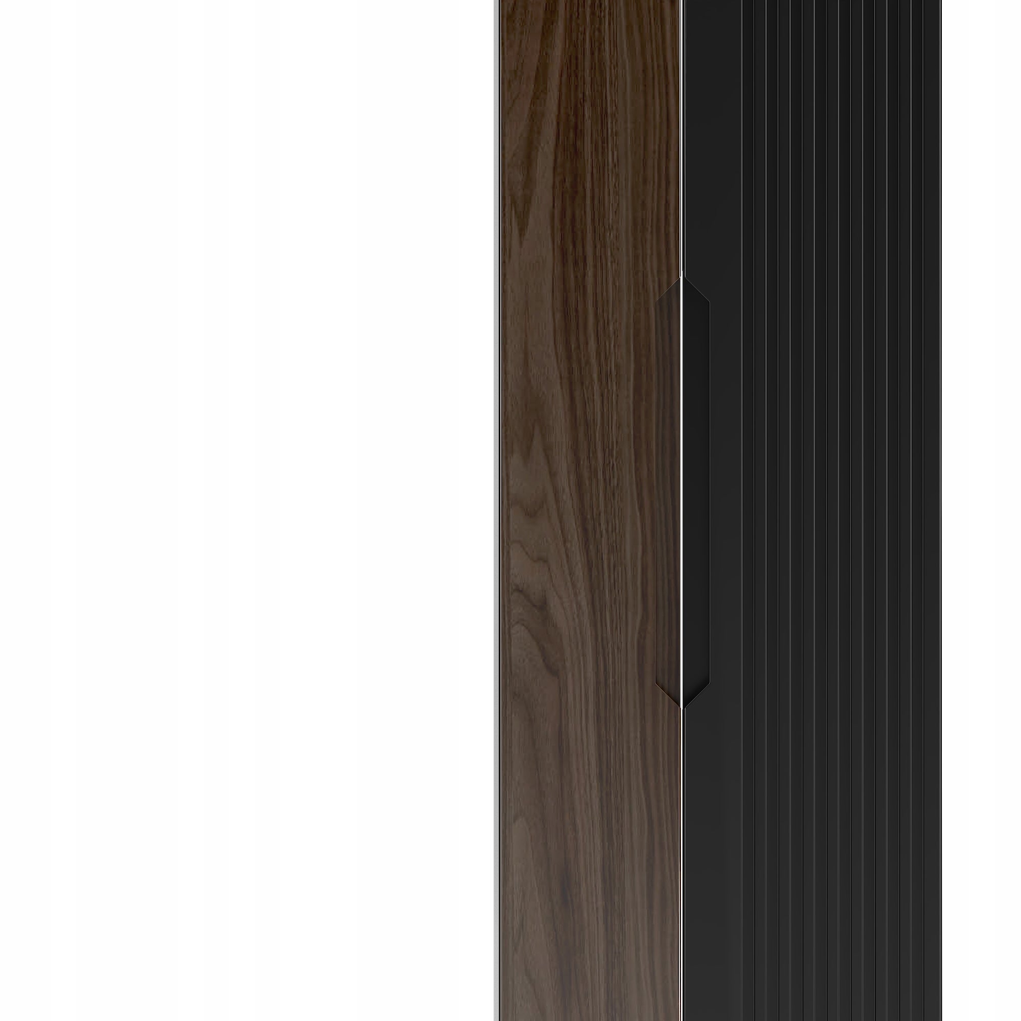 Słupek łazienkowy AVELLA 35x130 cm czarny orzech frezowany wiszący - 6