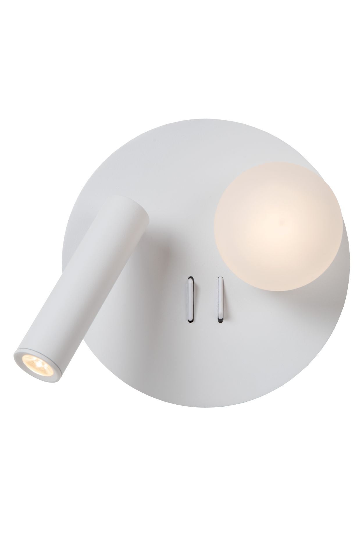 Kinkiet LED MATIZ biały 7,5W Ciepła biel 444lm metal wym:15,5x16x16cm IP20 Lucide