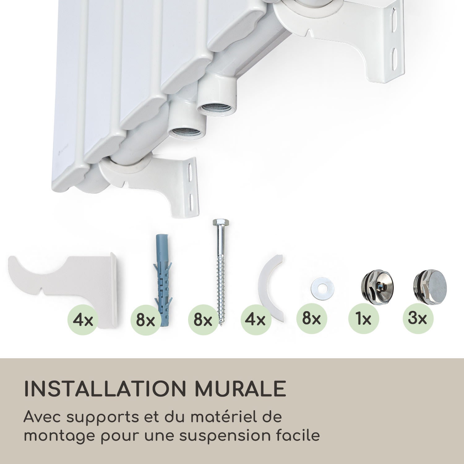 BLUMFELDT Radiateur Ontario 180 x 45 1/2