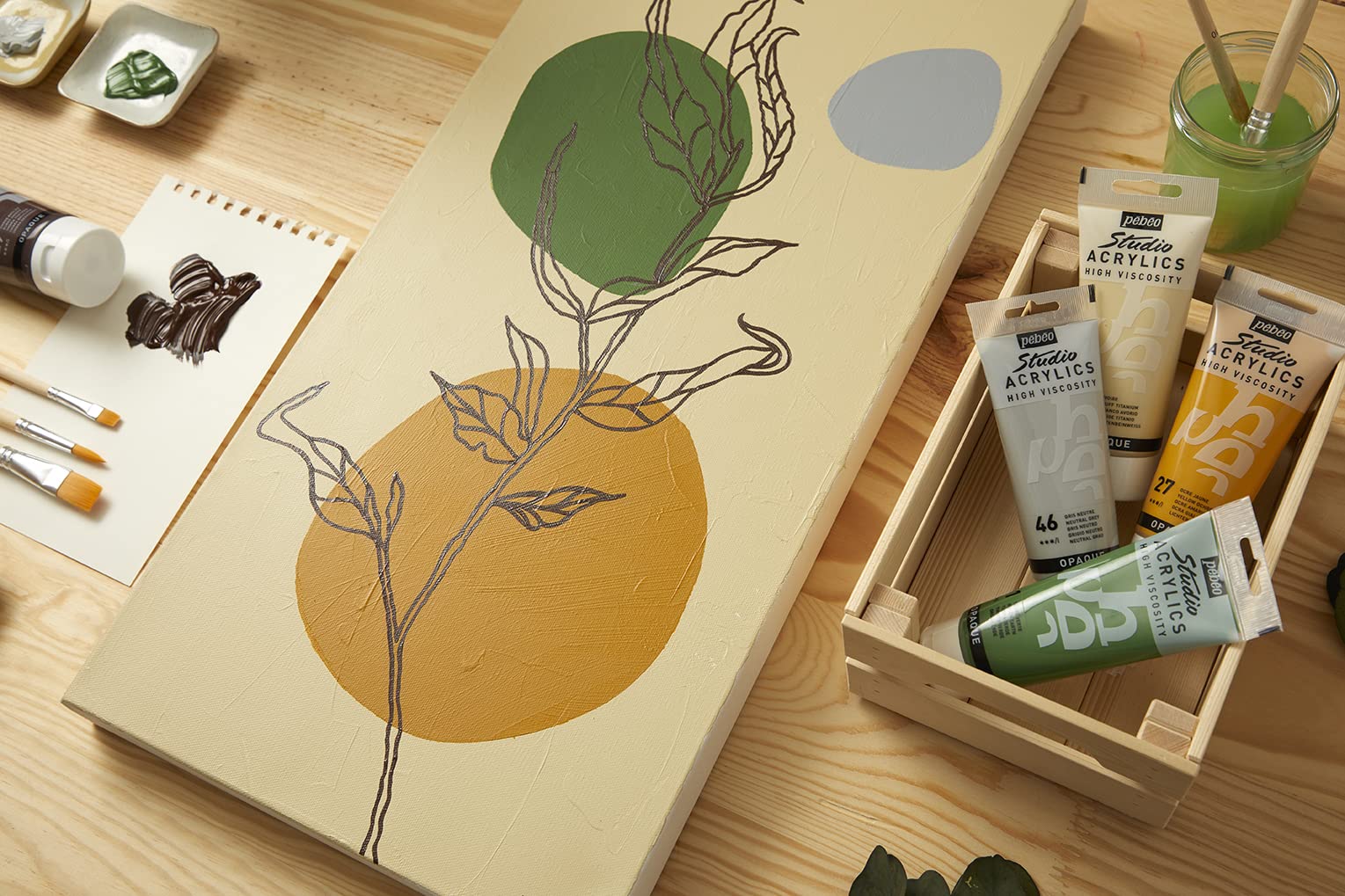 Pittura acrilica opaca Rosa brillante 100 ml - 5