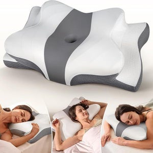 Cuscini da letto per dormire, confezione da 2, cuscini rinfrescanti di dimensioni standard, set di 2 per chi dorme sul lato posteriore e sullo stomaco, imbottitura alternativa in piuma, cuscini di